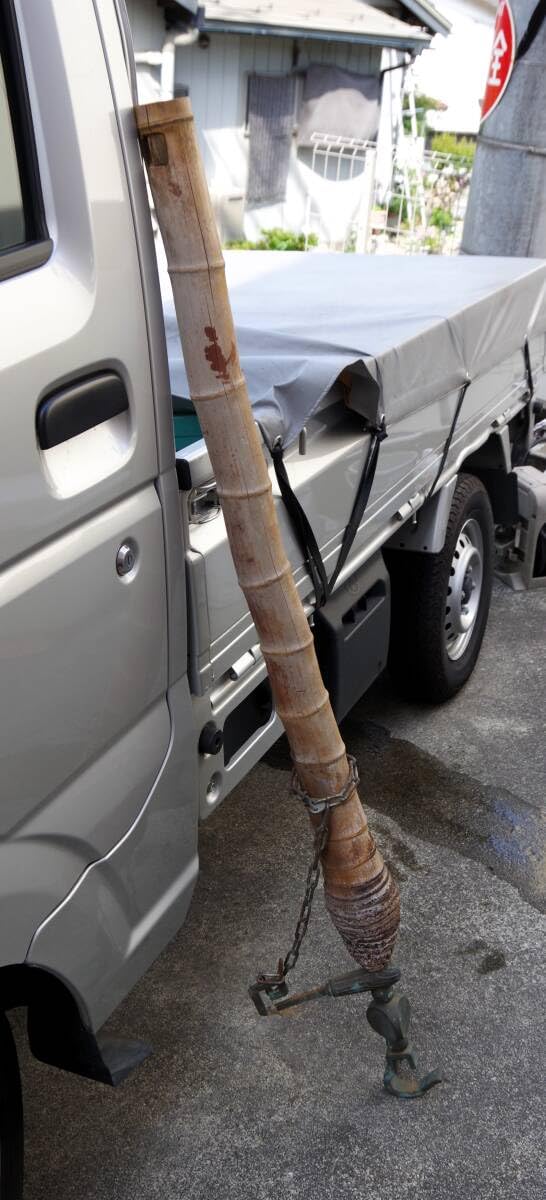 自在鉤 竹根 銅製 古民具 アンティーク